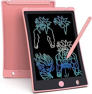Arolun Tavoletta Grafica LCD Scrittura 8.5 Pollici, Display Colorato, Blocco Note Elettronico per Bambini e Adulti (Rosa)