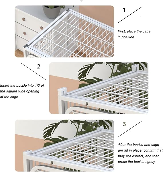 Cat Cage Catio Outdoor Cat Enclosure, Cat Cage Condo Indoor Playpen Kitty House Shelter, with Super Large Entry Door, DIY Kennels Crate Large Exercise Place Ideal for 3-5 Cats or Small Anima