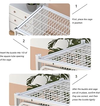 Cat Cage Catio Outdoor Cat Enclosure, Cat Cage Condo Indoor Playpen Kitty House Shelter, with Super Large Entry Door, DIY Kennels Crate Large Exercise Place Ideal for 3-5 Cats or Small Anima