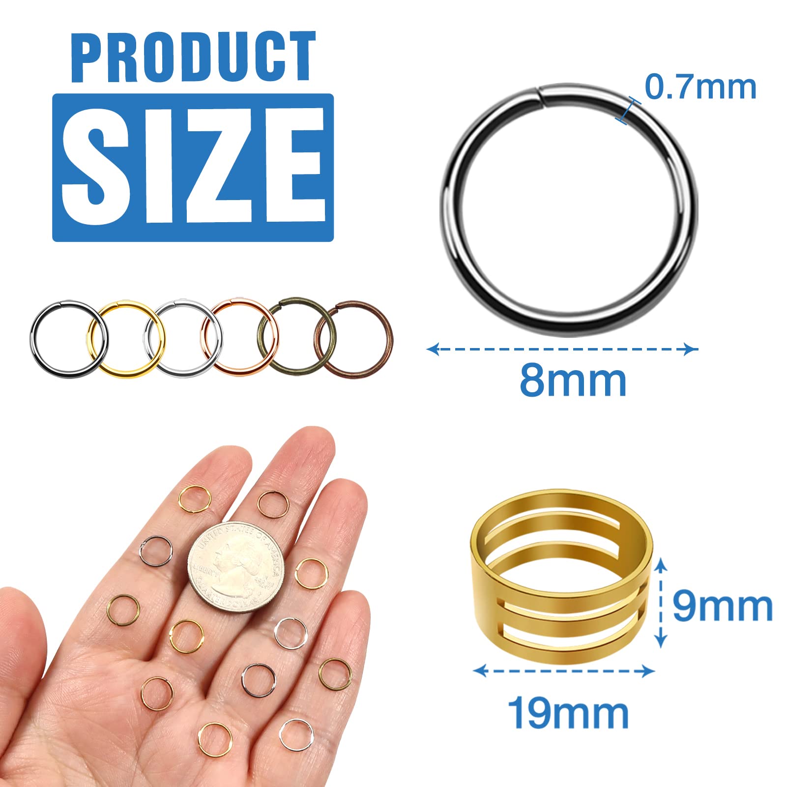 20-teiliges Sprungring-Werkzeug-Set - Für Schmuckherstellung & Reparatur