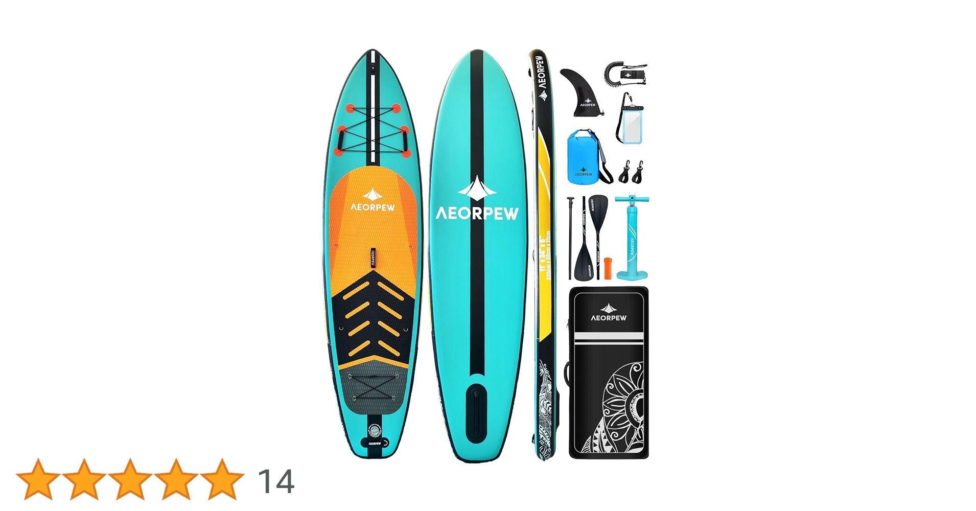 Amazon | AEORPEW サップ ボード SUPボード 空気注入式パドル