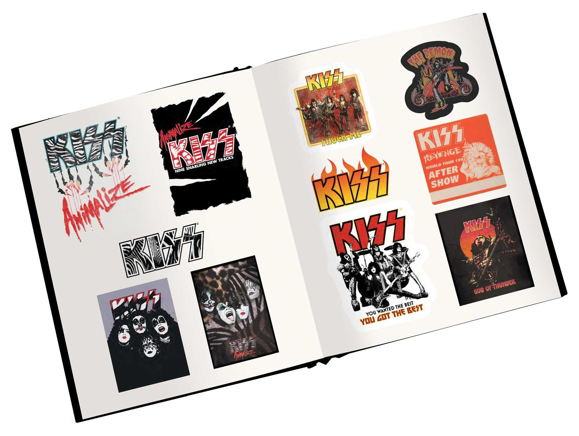 Kiss Deluxe Sticker Book