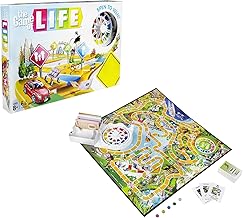 The Game of Life Game Family Board Game for 2-4 Players Indoor Outdoor Game for Kids, Boys and Girls Ages 8 and Up, Multicolor