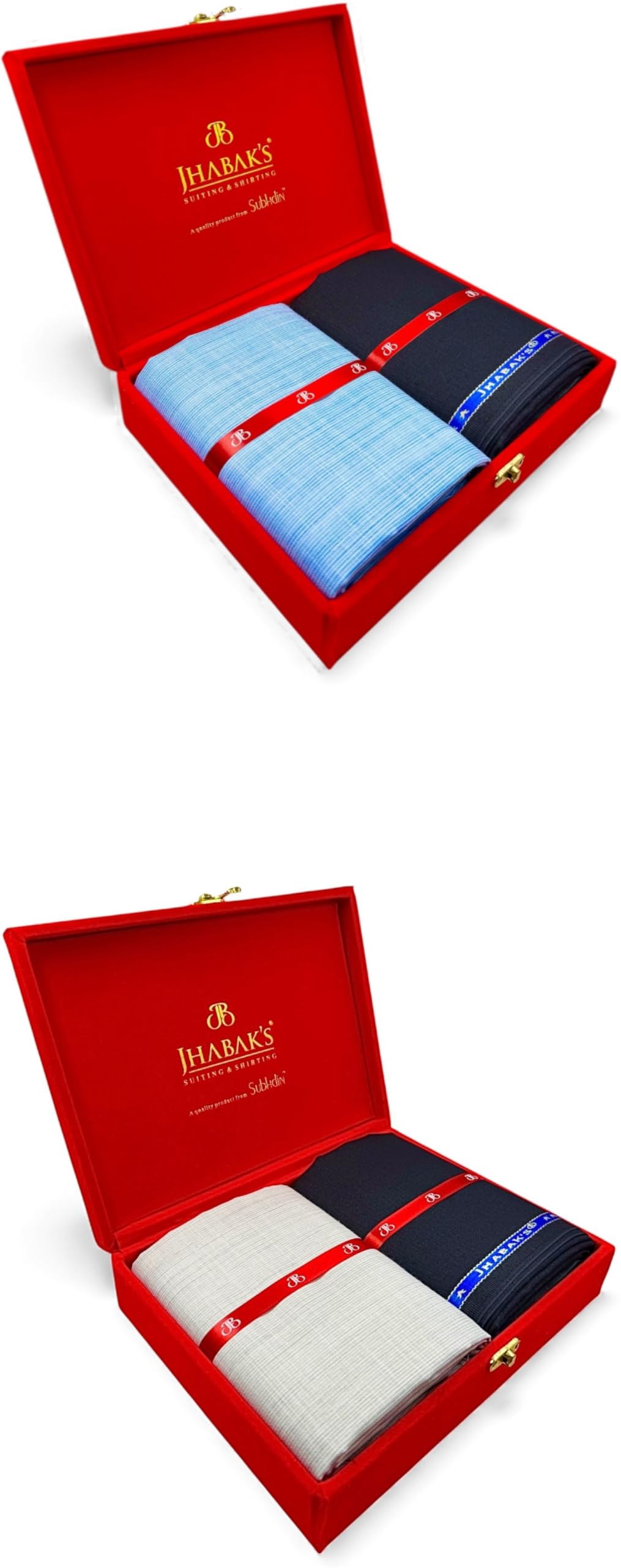 jhabak's Unstitched Cotton Blend Solid Shirt & Trouser Fabric - 2.25 m Shirt Cloth - 1.20 m Pant Piece-picture-54