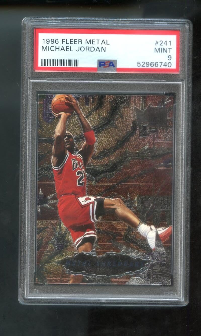 Amazon.com: 1996-97 Fleer Metal #241 Michael Jordan PSA 9 Graded