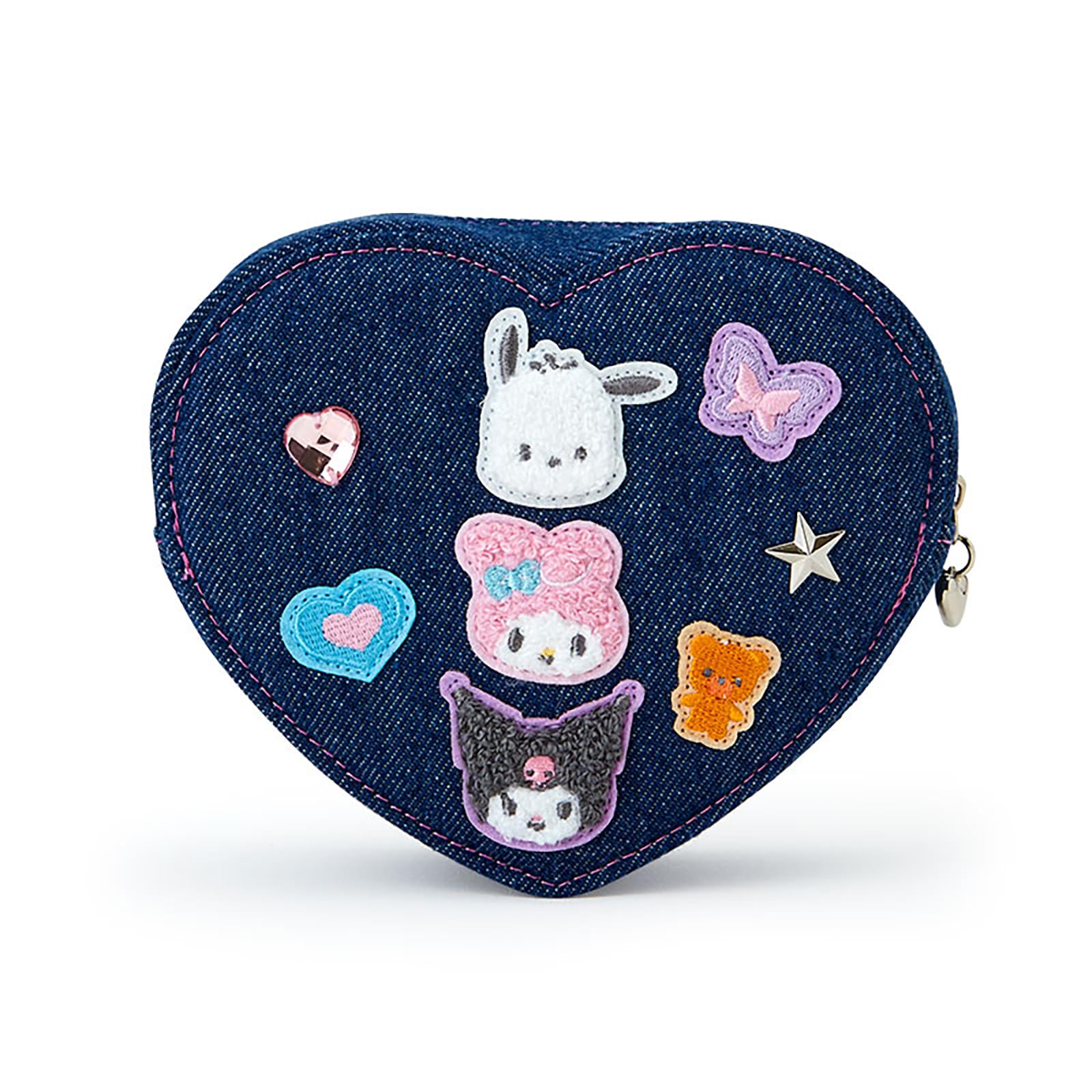 Amazon.co.jp: サンリオ(SANRIO) ポーチ(デニムワッペン) サンリオ