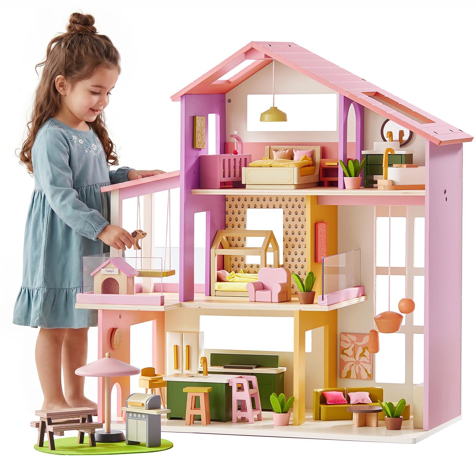 Tiny Land Modern Family Dollhouse