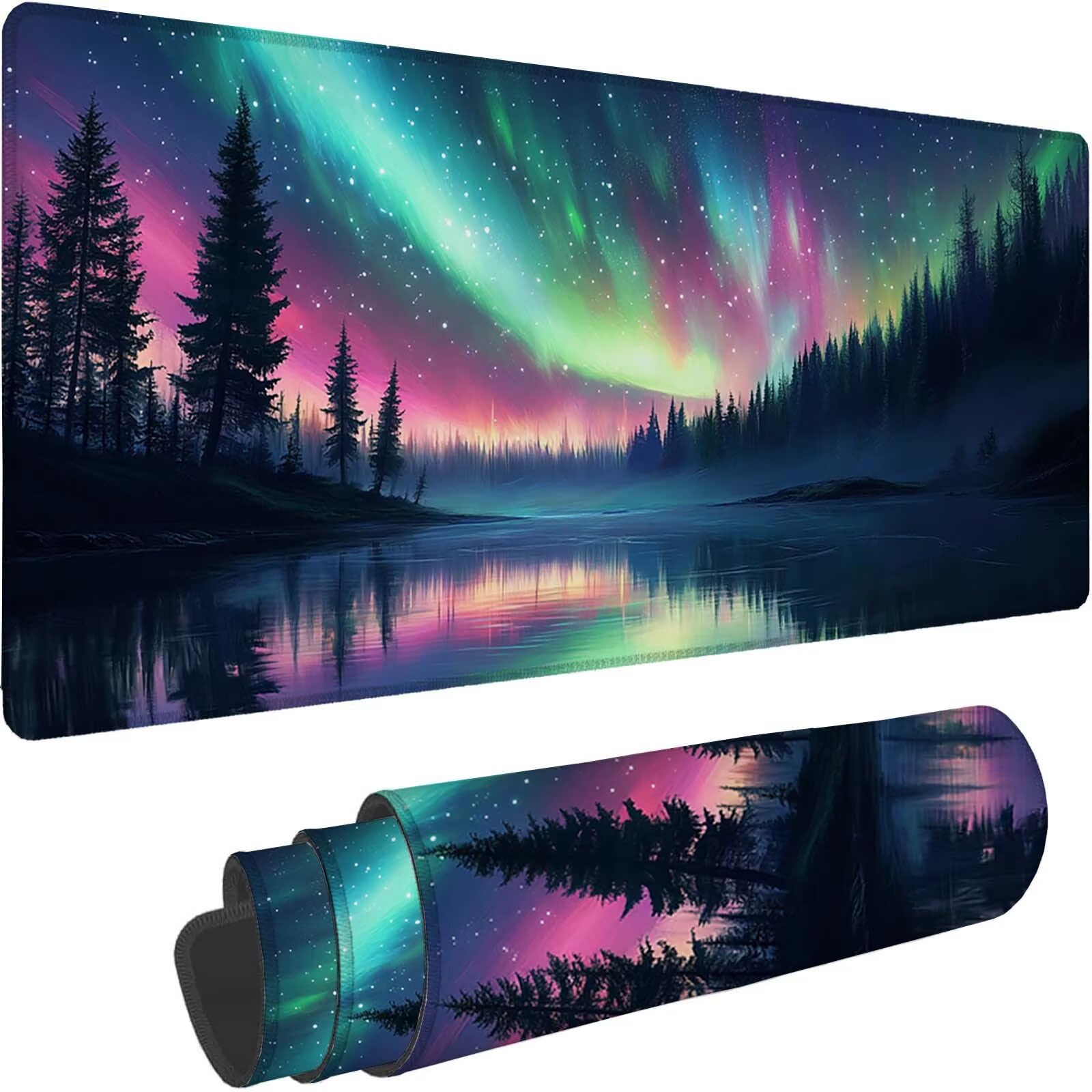 Tappetino Mouse 900x450mm | Superficie Ultra-Liscia, aurora 0-z388