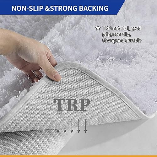 Miniatura 4 de CRETUAO Bathroom Rugs, 21"×34" Extra Soft Camel Bath Mats for Bathroom, Non-Slip TPR Bottom Plush Bath Rugs, Machine Washable, Super Absorbent for