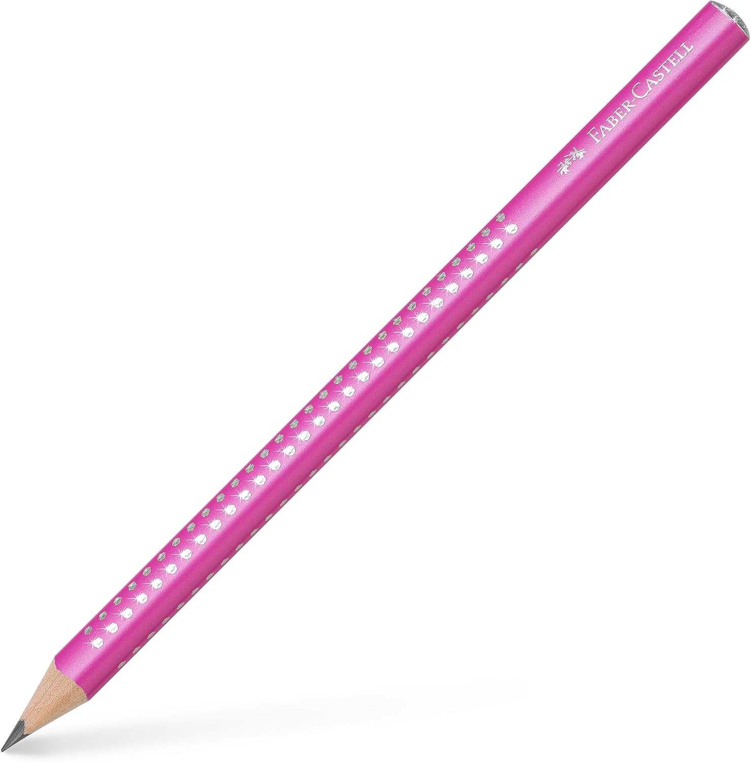 Faber-Castell 205215 - Jumbo Sparkle Pencil Set, 4 Pieces, Hardness B, for Children and Adults
