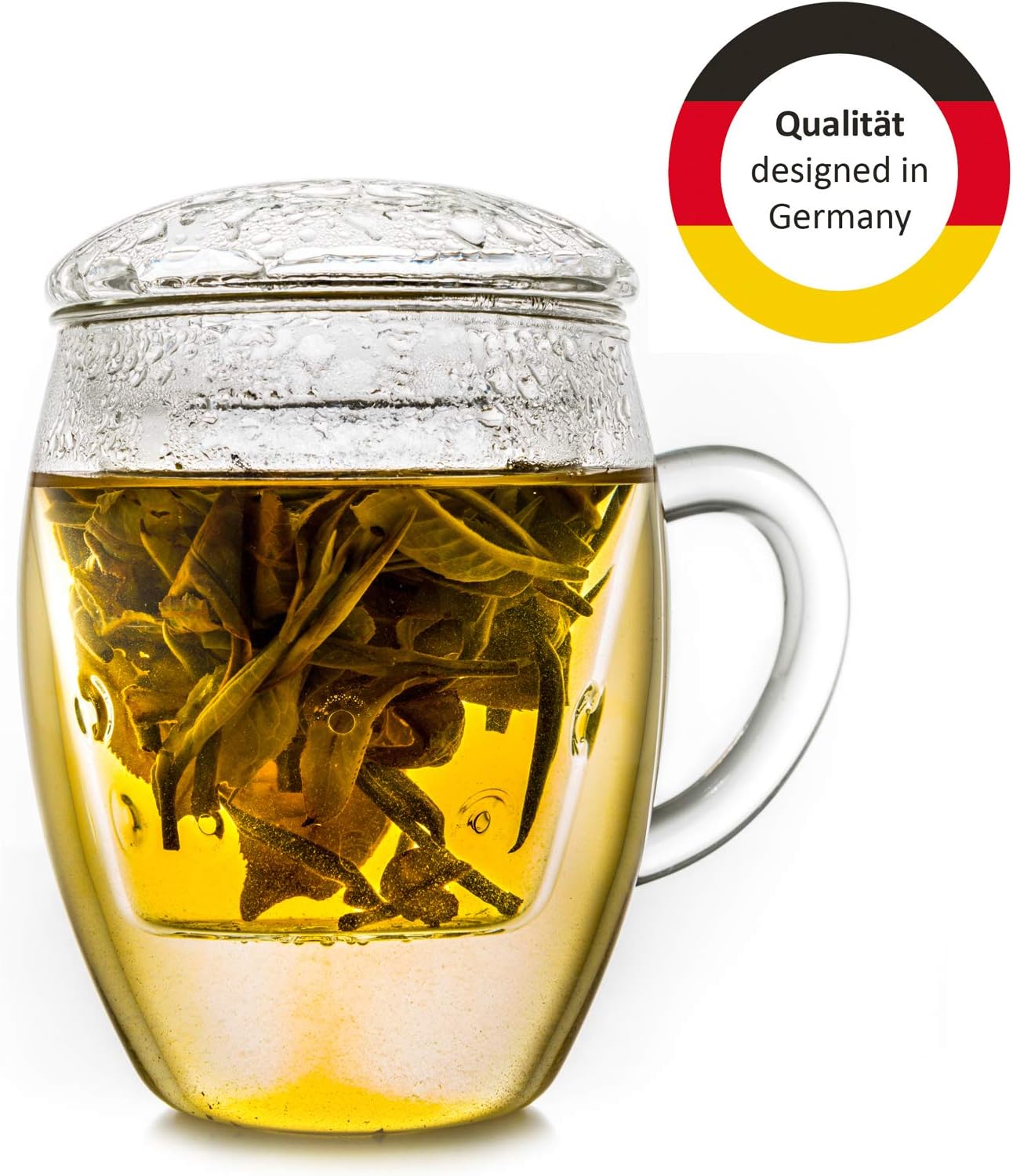 tazza di vetro per l'acqua