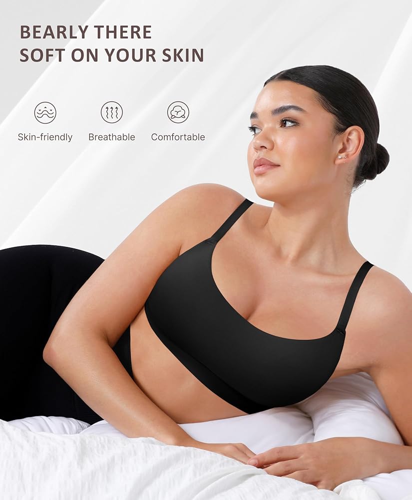 Comfortabele draadloze shaping bh met knoopjes aan de voorkant