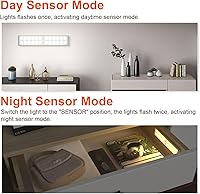 Vista 6 de Diomart Luces para debajo del gabinete, luz recargable con sensor de movimiento, luces nocturnas para interiores, 58 LED inalámbricas bajo