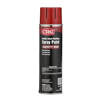 Upside Down Marking Paints-Safety Red, 17 Wt Oz