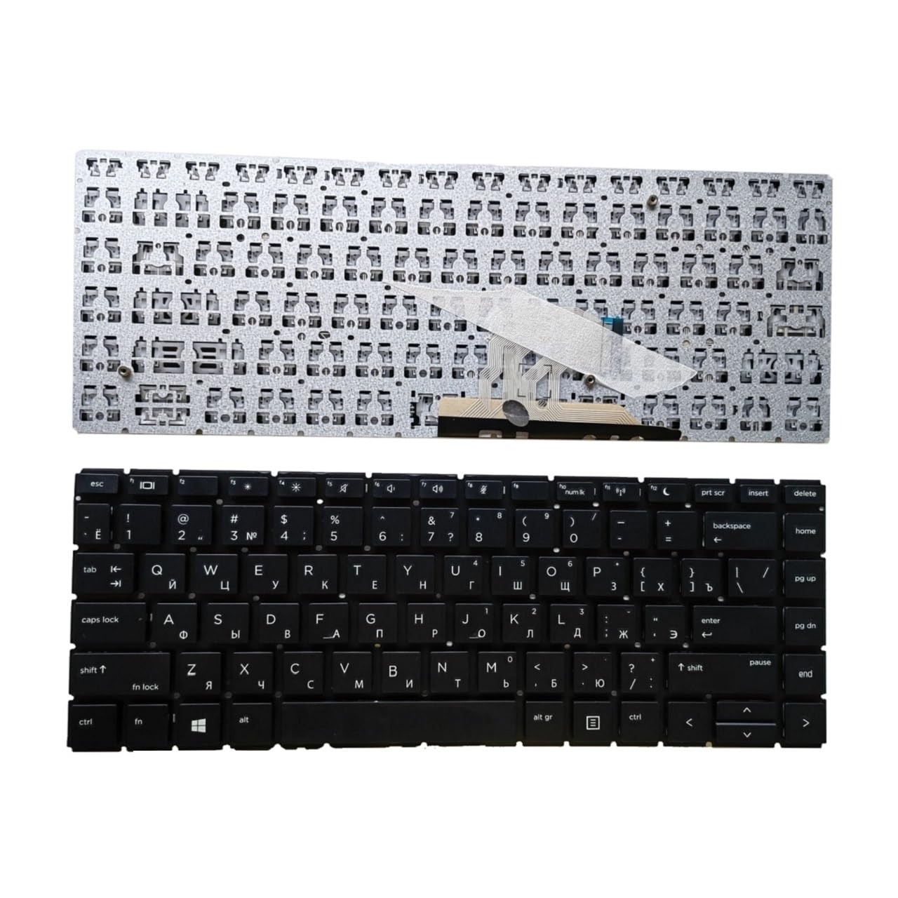 Części do laptopa USA rosyjski hiszpański arabski Brazylia Podświetlana klawiatura do laptopa HP dla Probook 440 G6 445 G7 Notebook PC (RU NoBacklit)