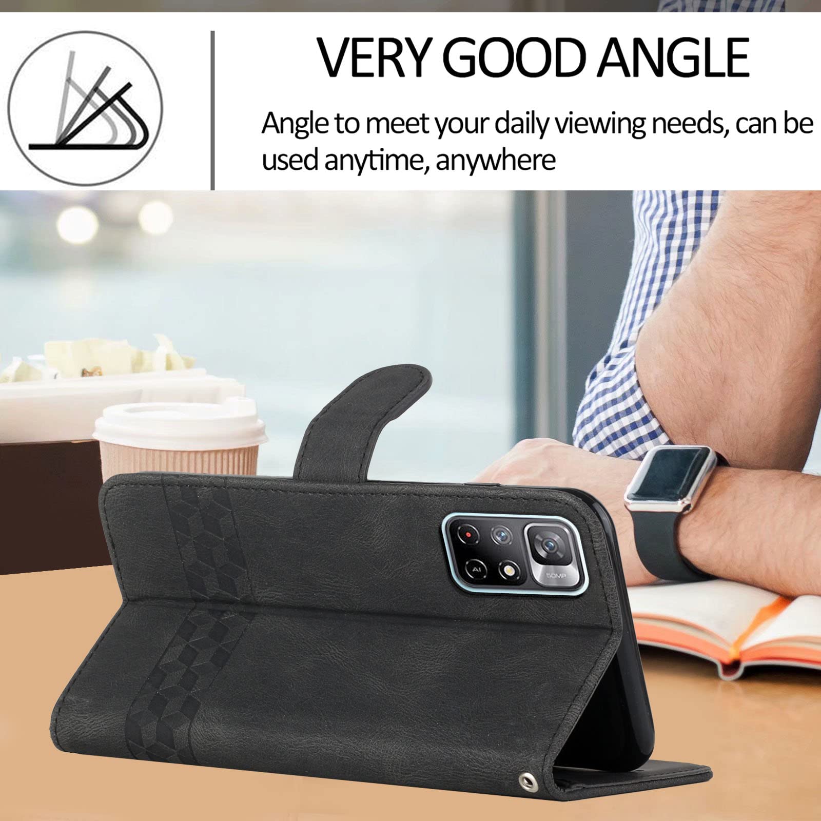 Cover per Xiaomi Redmi Note 11 Pro 5G/4G Case, Magnetica Nascosta in