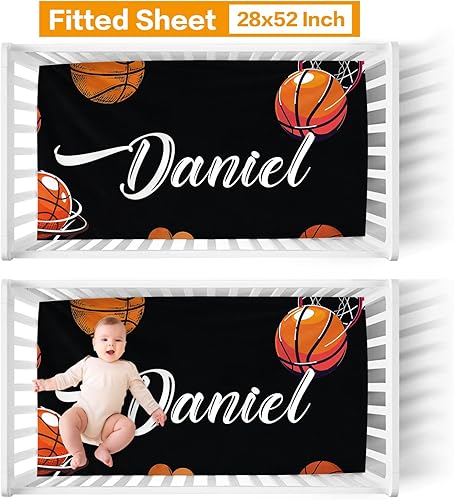 Miniatura 10 de Juego de ropa de cama personalizado para cuna de bebé, juego de 3 piezas para cuna de guardería, diseños de bolas y arco iris, cómoda manta de bebé,