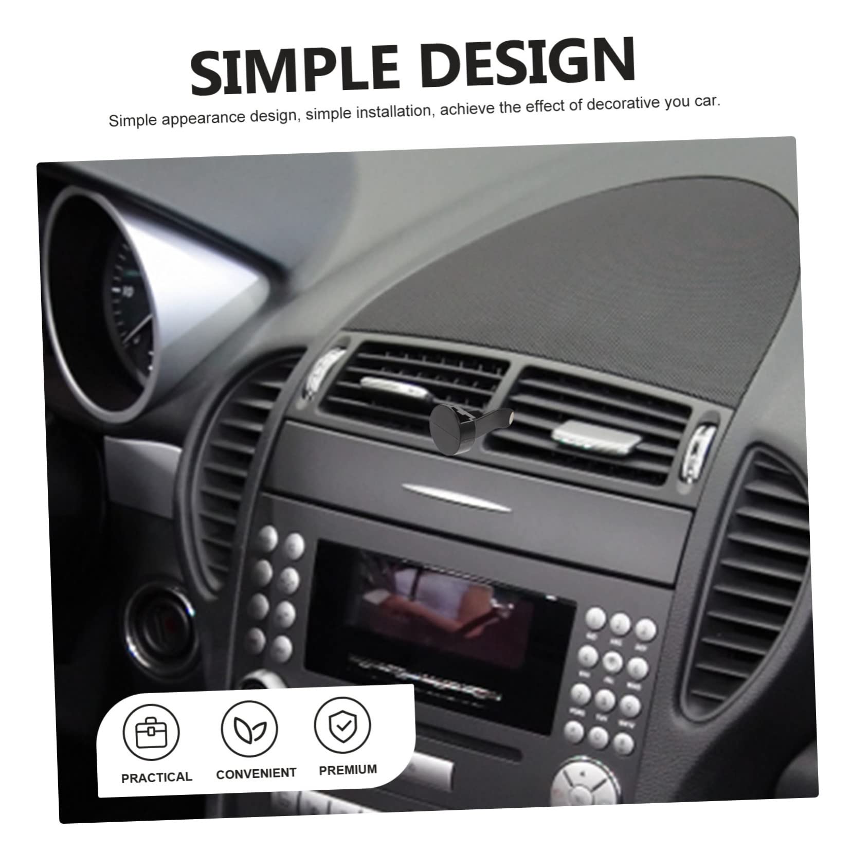 GLEAVI Clip per Bocchette Dell'aria Condizionata Auto 100 Pezzi, Clip per Profumo e Deodorante Fissaggio Metallico, Accessori per Interni Auto e Ambienti Domestici