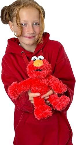 Miniatura 2 de Posh Paws Peluche oficial de Plaza Sésamo de 8 pulgadas, adecuado desde el nacimiento (Elmo)