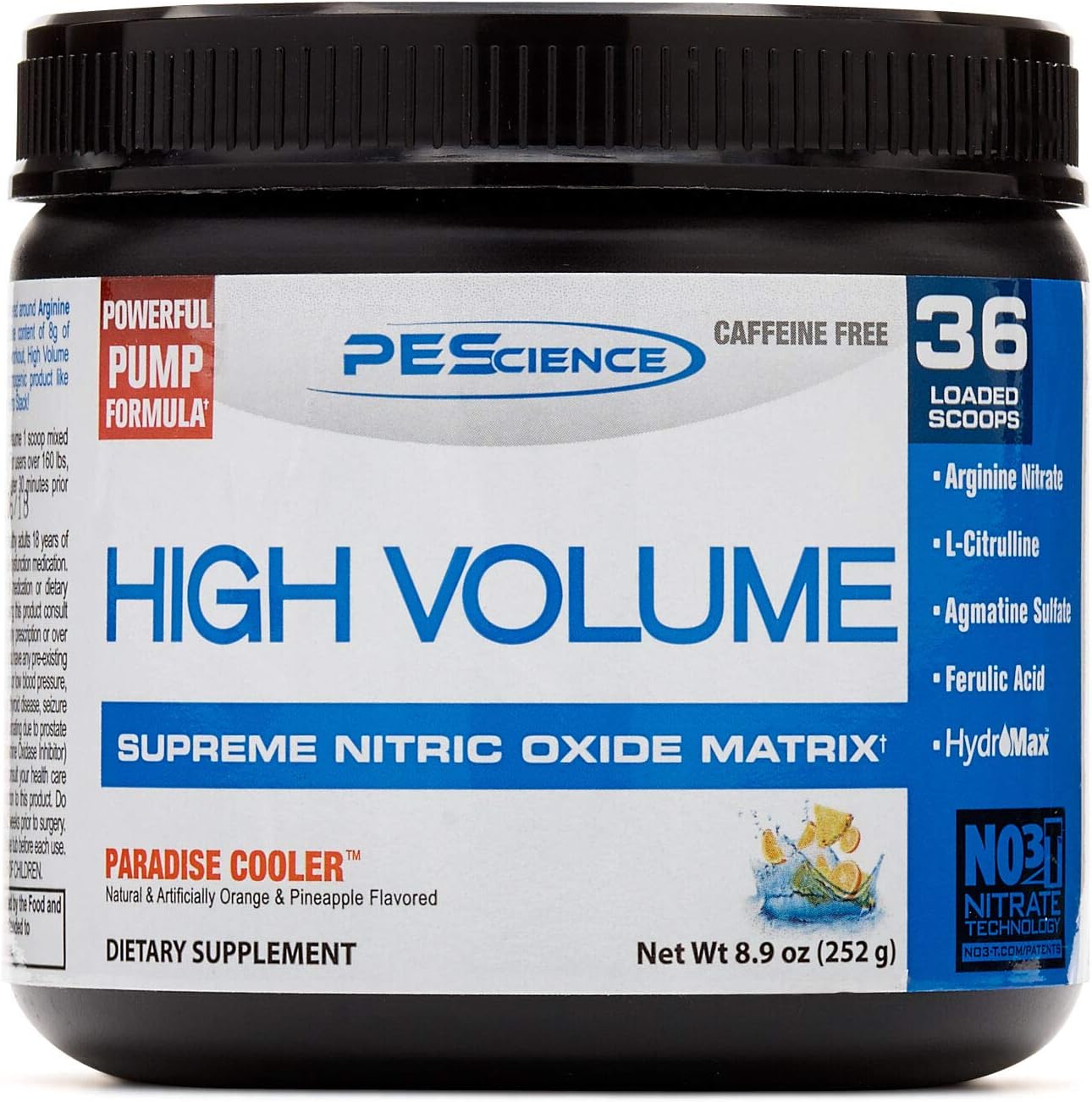 PEScience High Volume Pre-Workout Paradise Cooler 8.9 Ounce