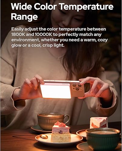 Miniatura 8 de GODOX MA5R - Luz LED RGB para teléfono, carga magnética, mini luces de video en cámara, iluminación para selfie para fotografíaTikTokVlogVideo