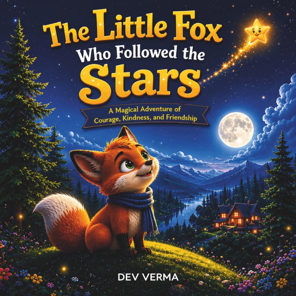 The Little Fox who followed the stars: A Magical Adventure of courage, kindness and friendship
