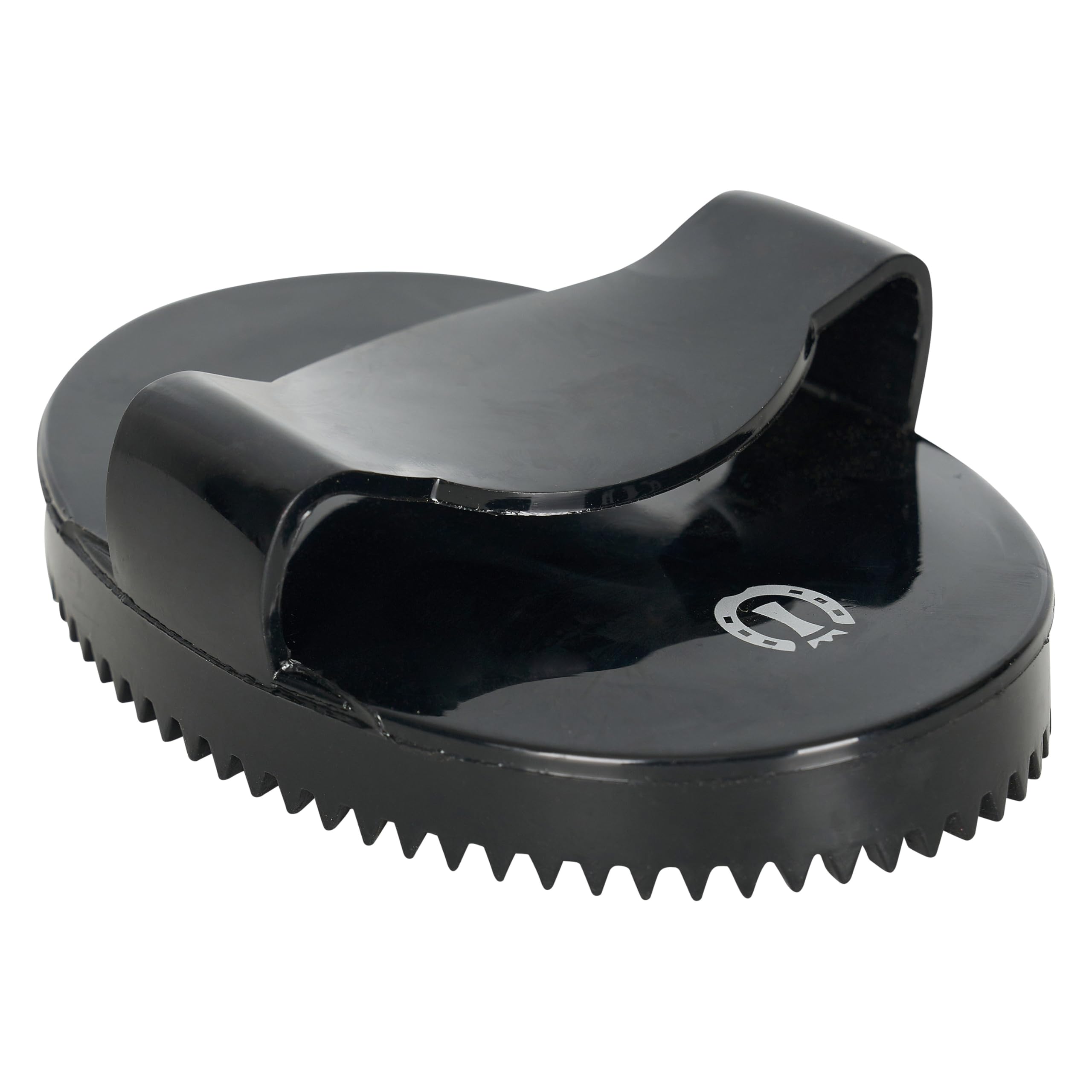 Almohaza para caballos Imperial Riding negra para preparar el pelaje antes de montar