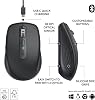 Logitech MX Anywhere 3S Ratón Inalámbrico Compacto, Desplazamiento Rápido, Seguimiento en Cualquier Superficie 8K DPI, Clics Silenciosos, Botones Programables, USB C, Bluetooth, Windows PC, Linux, Chrome, Mac - Grafito 6