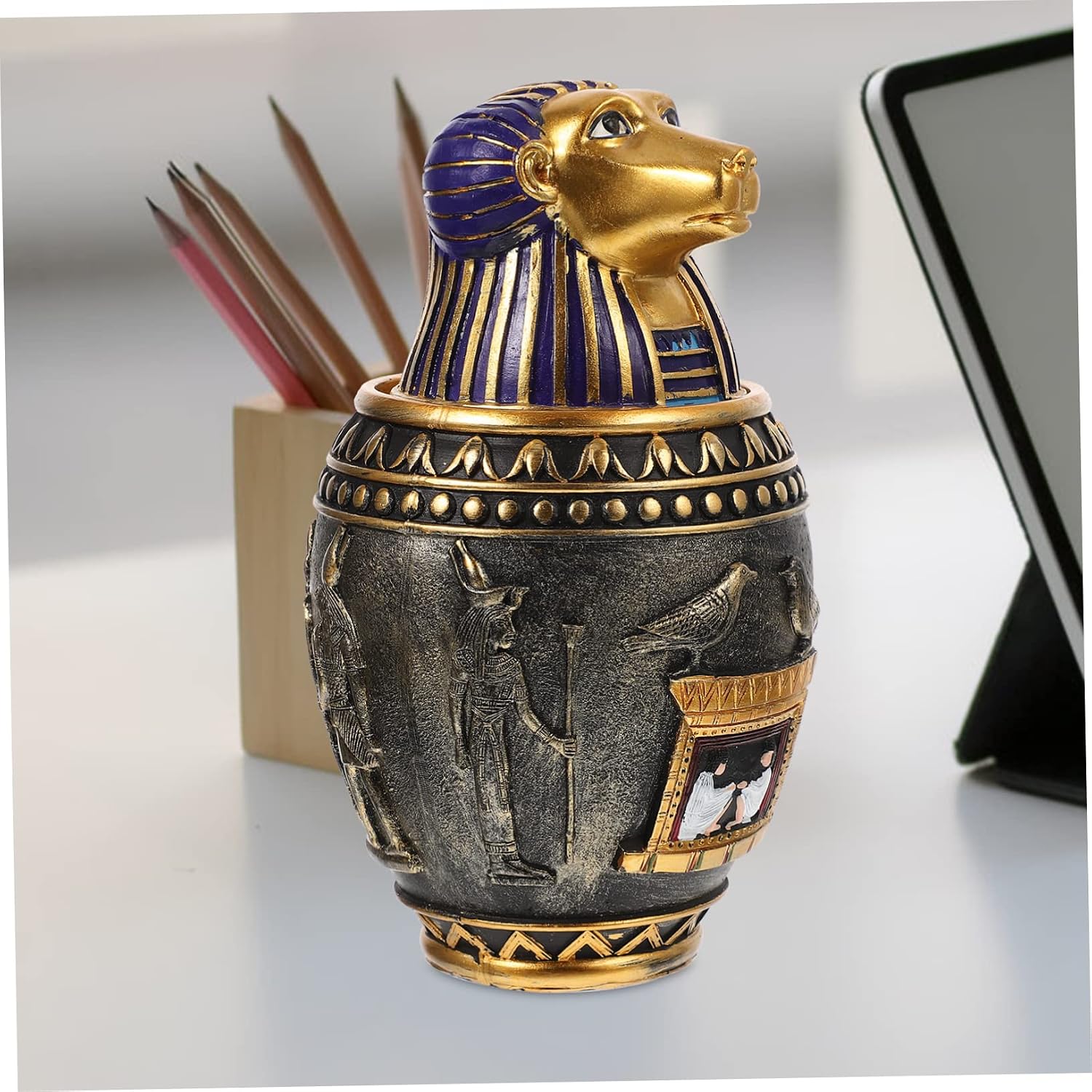 Style Pet Cremation Urn Ashes Container for Cats Dogs Decorative Commemorative Casket Compact Lightweight Memorial Holder for Home