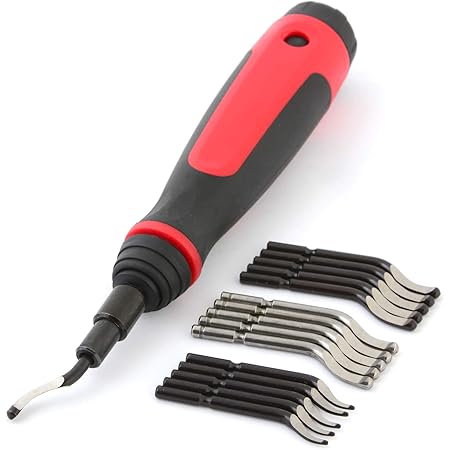 Deburring Tool Set, Deburring Tool Kit With 10pcs BS1010 Blades And Burr Remover Tool Cutting Deburrs Wood Plastic Aluminum Copper Steel - View #3