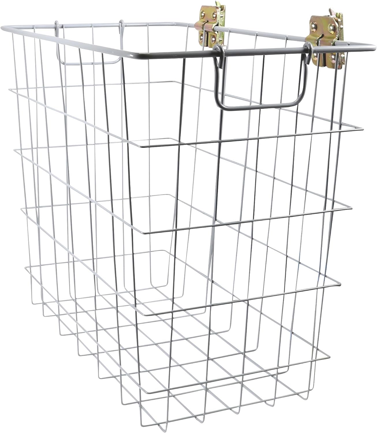 CargoSmart Large Wire Track Basket - 20in.W x 12in.D x 18in.H, Coated Steel, for E-Track and X-Track