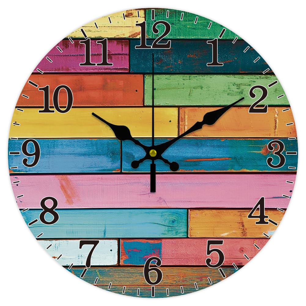 Horloge murale silencieuse 12,5 cm pour en finir avec le tic-tac stressant