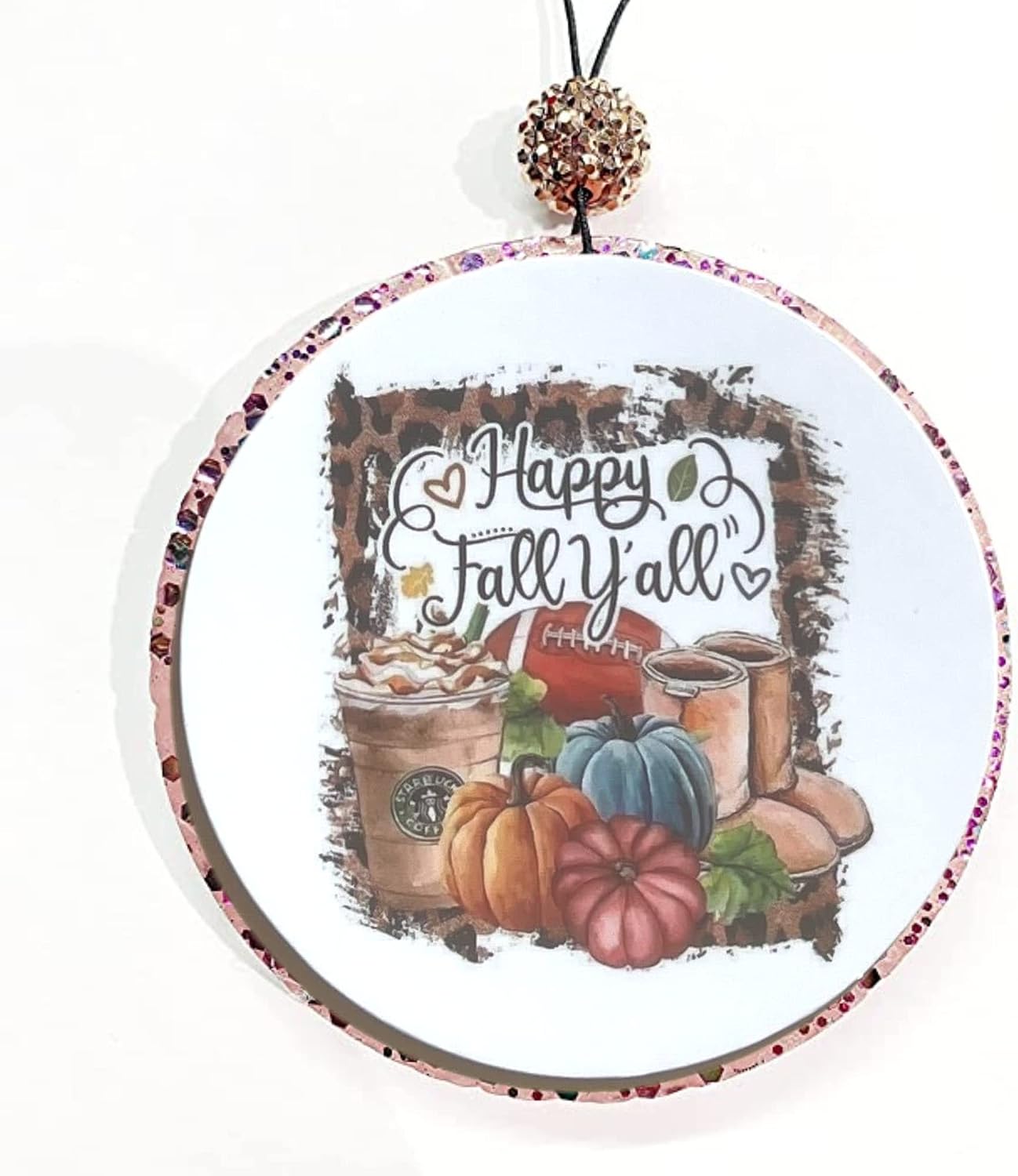 Freshie Fall Halloween Cardstock Cutouts Rounds 3” in Random Mix | 12 pk| For Scented Aroma Beads Bake with Mold for Car Freshie Designs, Ghost, Disco Light, Cowgirl Hat, Coffee Spooky Pumpkins
