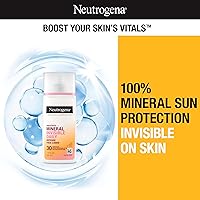 Vista 2 de Neutrogena Purescreen+ - Protector solar mineral invisible de defensa diaria para rostro con SPF 30, protector solar mineral de amplio espectro