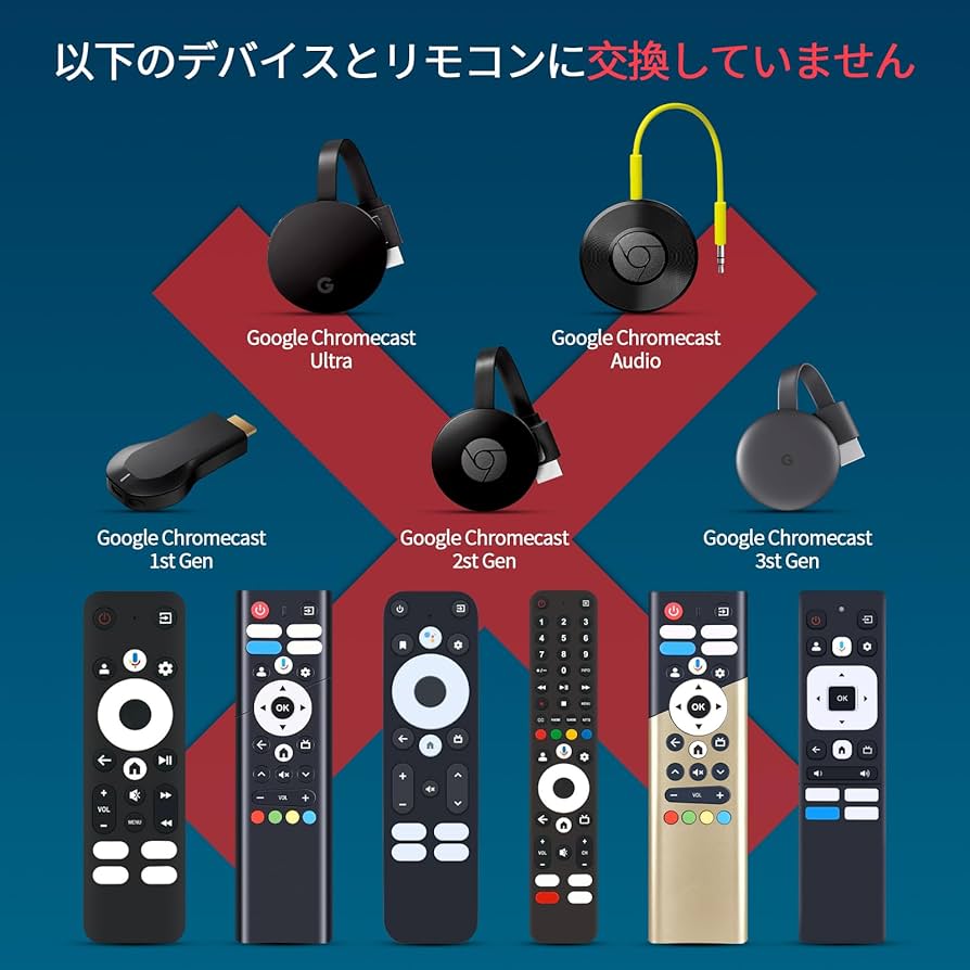 Amazon | For Google TV Streamer リモコン グーグルテレビ クローム