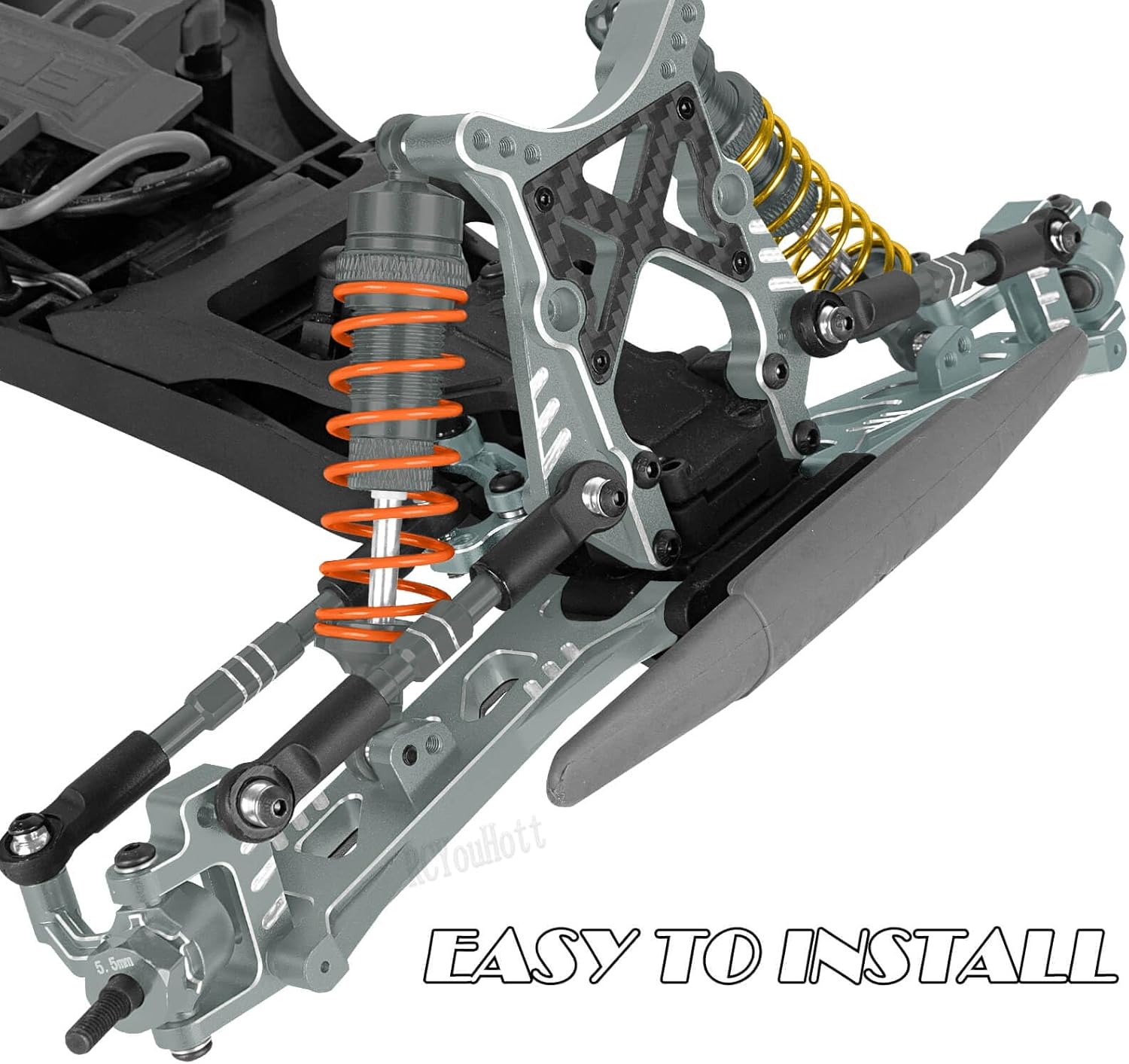 RC Upgrades Part for ECX 1/10 2WD Ruckus,Axe,Brutus,Circuit,AMP MT,AMP DB,AMP Crush,K&N Torment,Caster Block,Steering Blocks,Rear Stub Axle Carriers,Arms,Drive Shaft,Titanium
