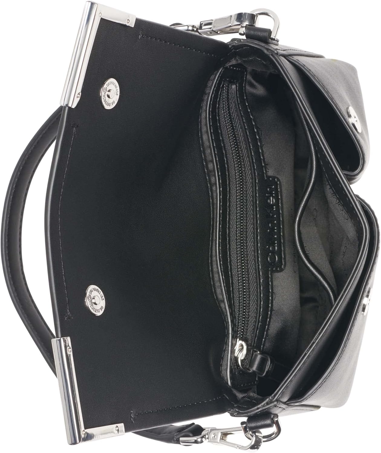 Calvin Klein womens Mica Organizational Flap Crossbody - Image 5