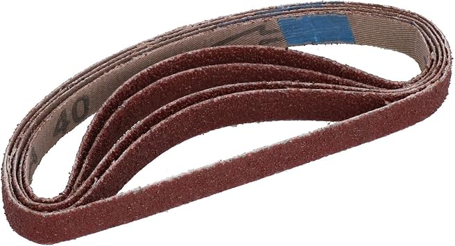 Belt Power Finger File Sander Abrasive Sanding Belts 330mm x 10mm 40 Grit 20 PK