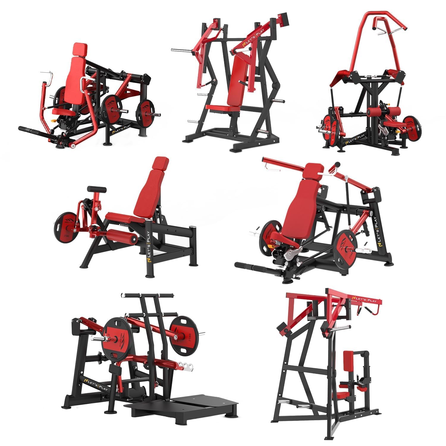 LET’S Play® LP Series Ultra-Premium Multi-Functional Squat Rack with Smith Machine | Complete Gym Setup for Full Body Workouts | Professional-Grade Equipment-image-38