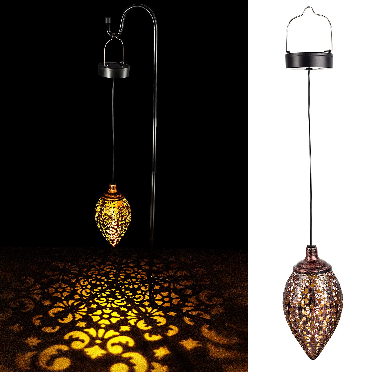 Buy Solis Plus Outdoor Hanging Light with Shepherd's Hook Hanging