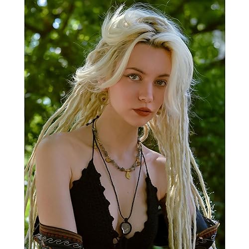 Miniatura 5 de Extensiones de rastas sintéticas de 30 pulgadas, estilo hippie, 20 hebras trenzadas en extensiones de rastas