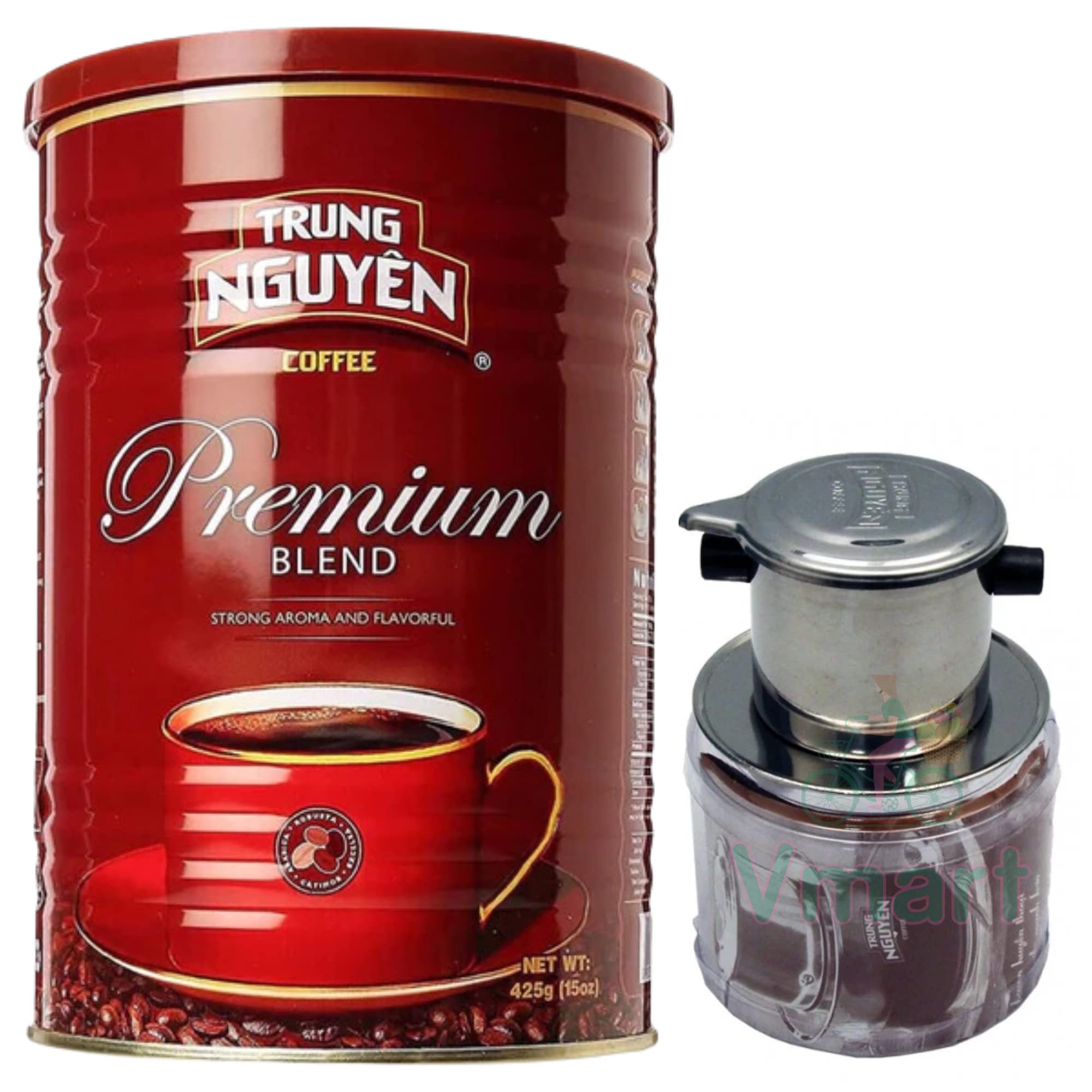 Trung Nguyen Premium Blend Vietnamese Instant Coffee With Filter 425g
