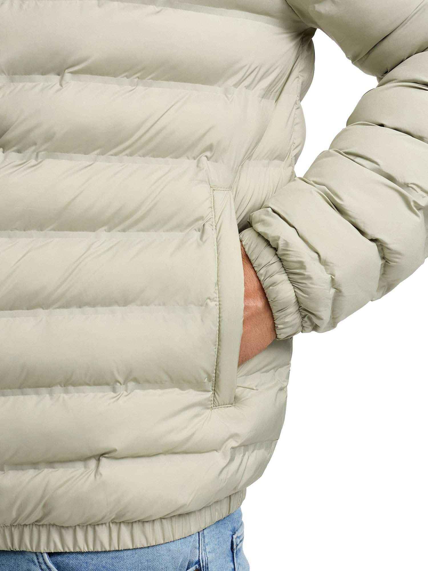 Indicode Herren INBjarne Steppjacke in Daunejacken-Optik mit Stehkragen