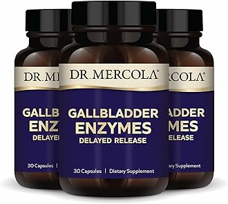 Gallbladder Enzymes - Gallbladder & Digestive Health Support - Includes Pancreatic Protease, Amylase & Lipase - Non-GMO, Gluten-Free & Soy-Free - 90 Delayed Release Capsules (90 Servings)