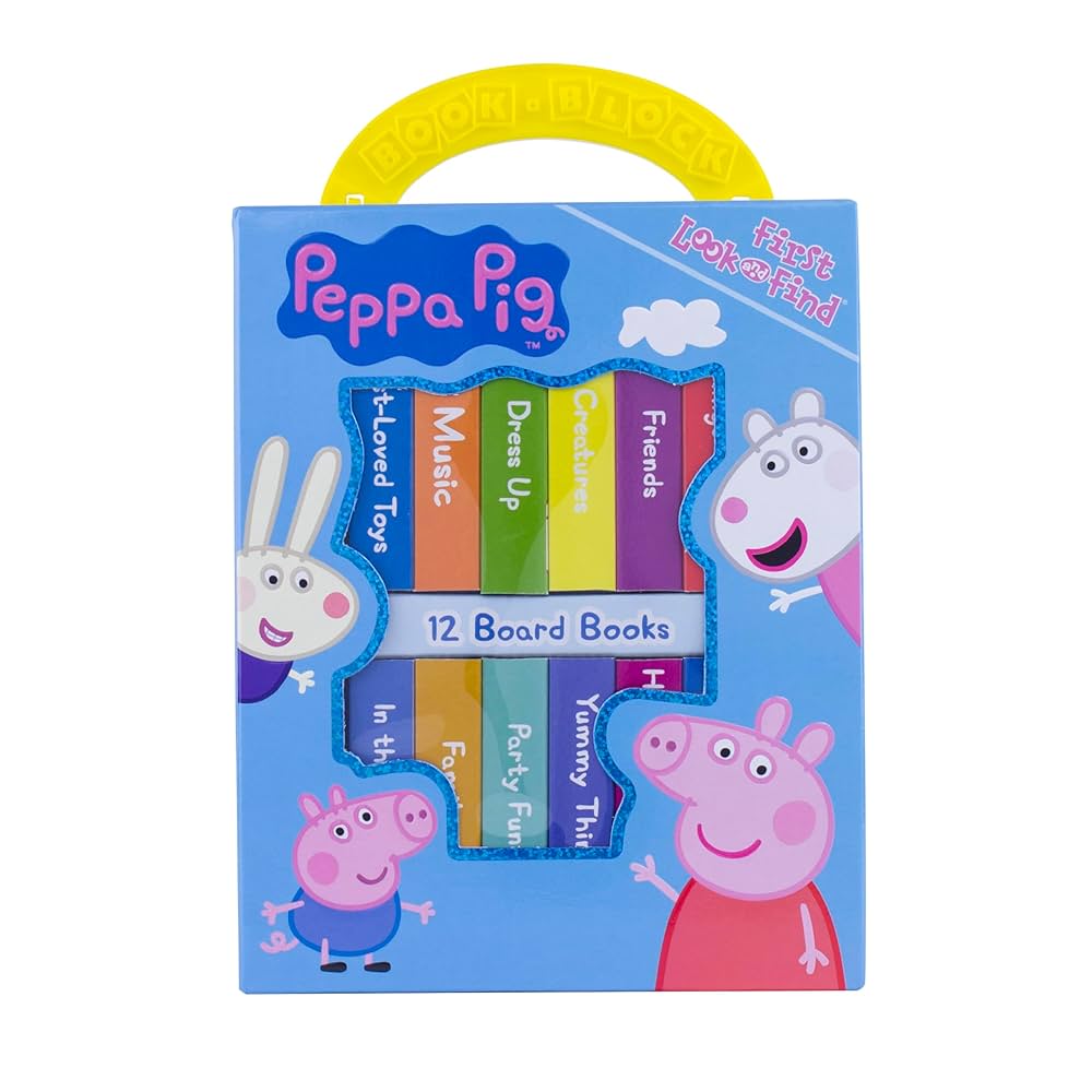 peppa pig little library ミニ絵本　ボードブック Peppa Pig - My First Little Library Mini Box Set