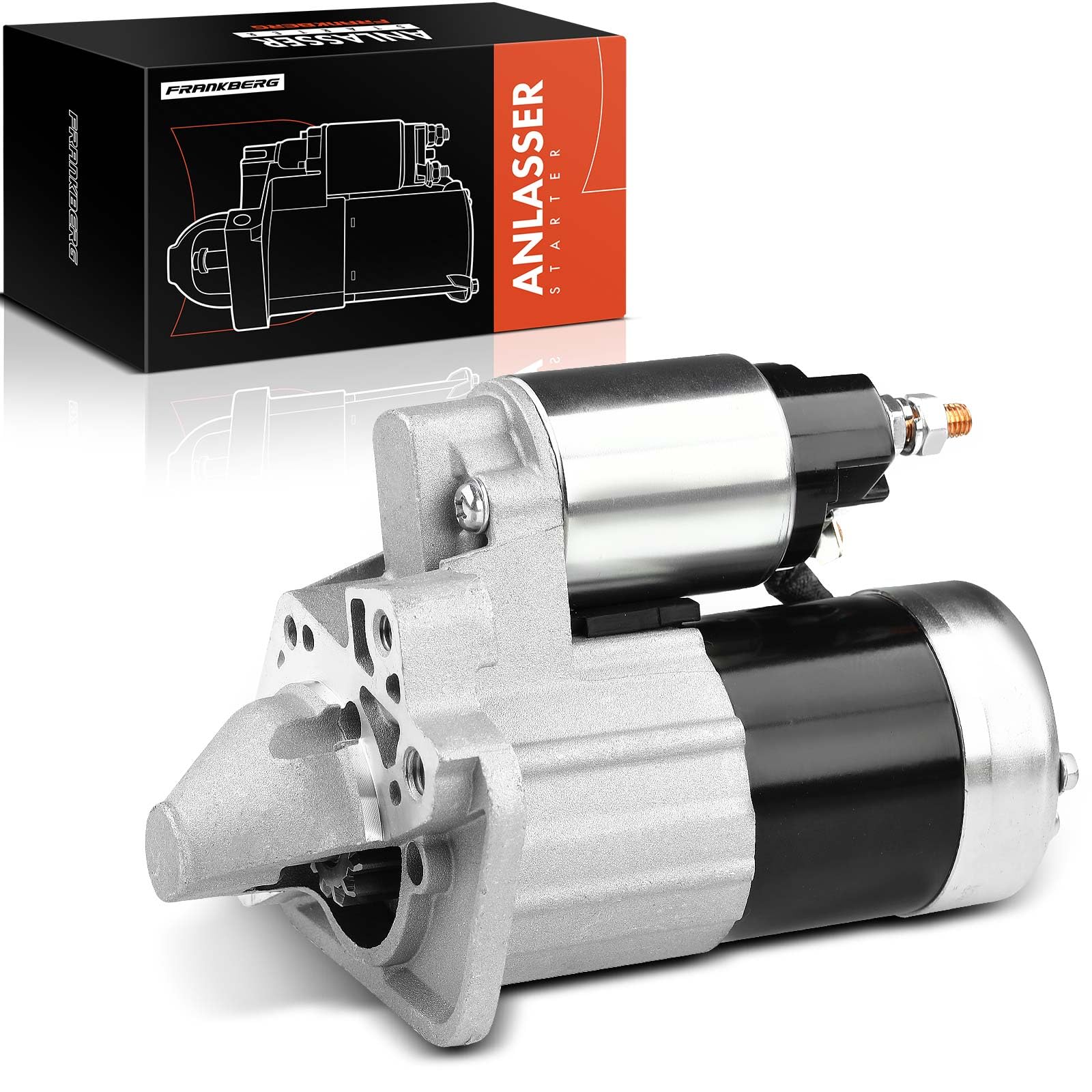 Frankberg Démarreur 1,4 kW 233003329R | Compatible avec: Autobus NV200/Evalia, Boîte Kubistar X76, Tiida Berline SC11, Logan I LS, Juke F15