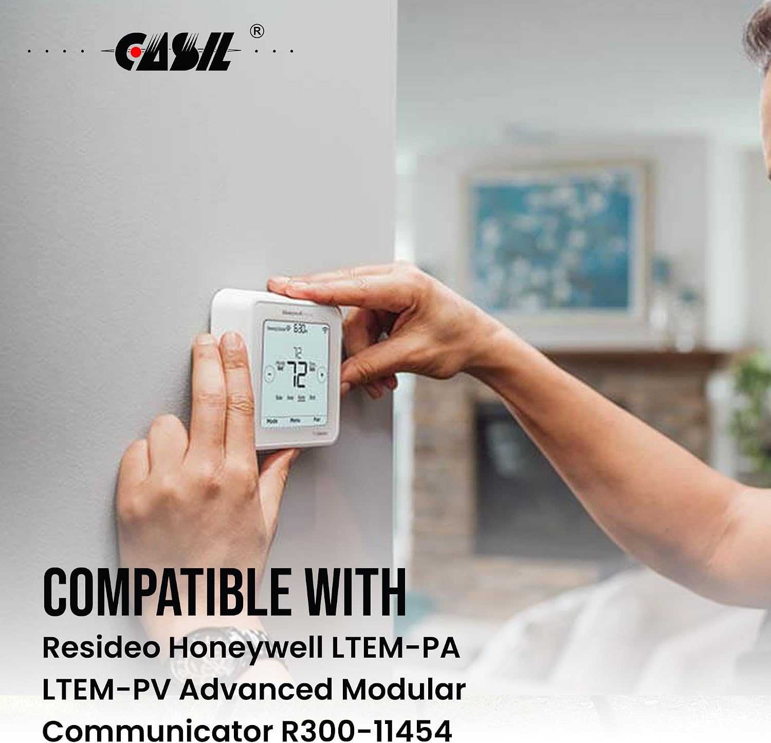 Casil CA465 4v 6.5ah Battery for Resideo Honeywell LTEM-PA LTEM-PV Advanced Modular Communicator R300-11454 2 Pack