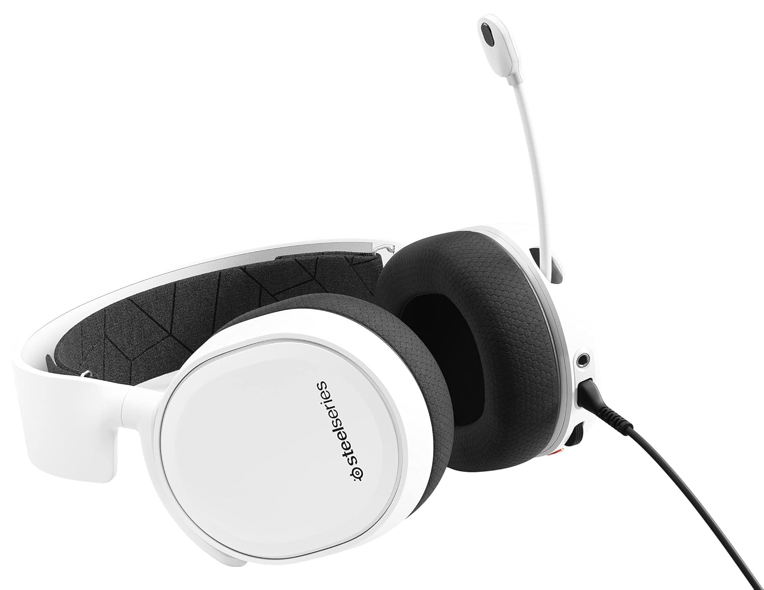 Get Special Price SteelSeries Arctis 3 - All-Platform Gaming Headset - for PC, PlayStation 4, Xbox One, Nintendo Switch, VR, Android and iOS - White [2019 Edition]