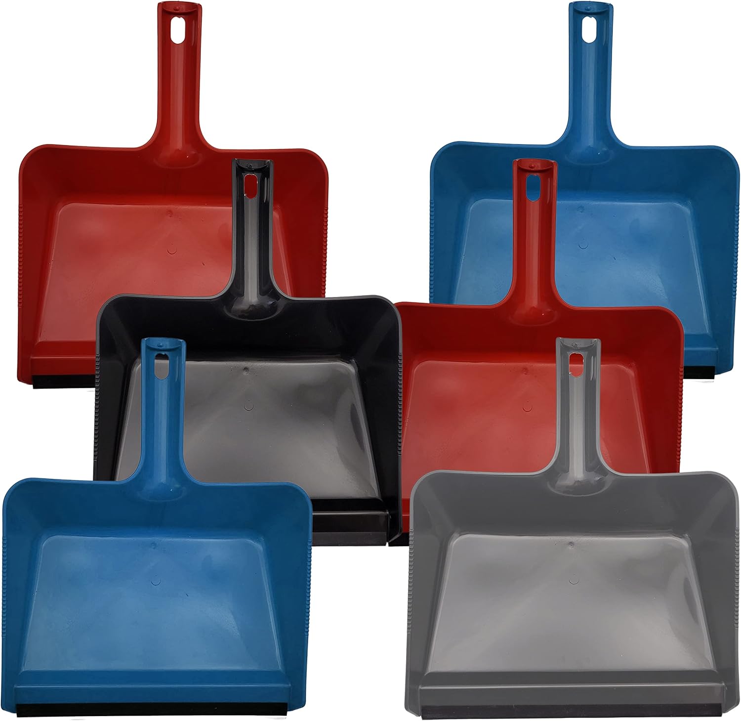 Set of 6 Heavy Duty Commercial & Home Plastic Jumbo