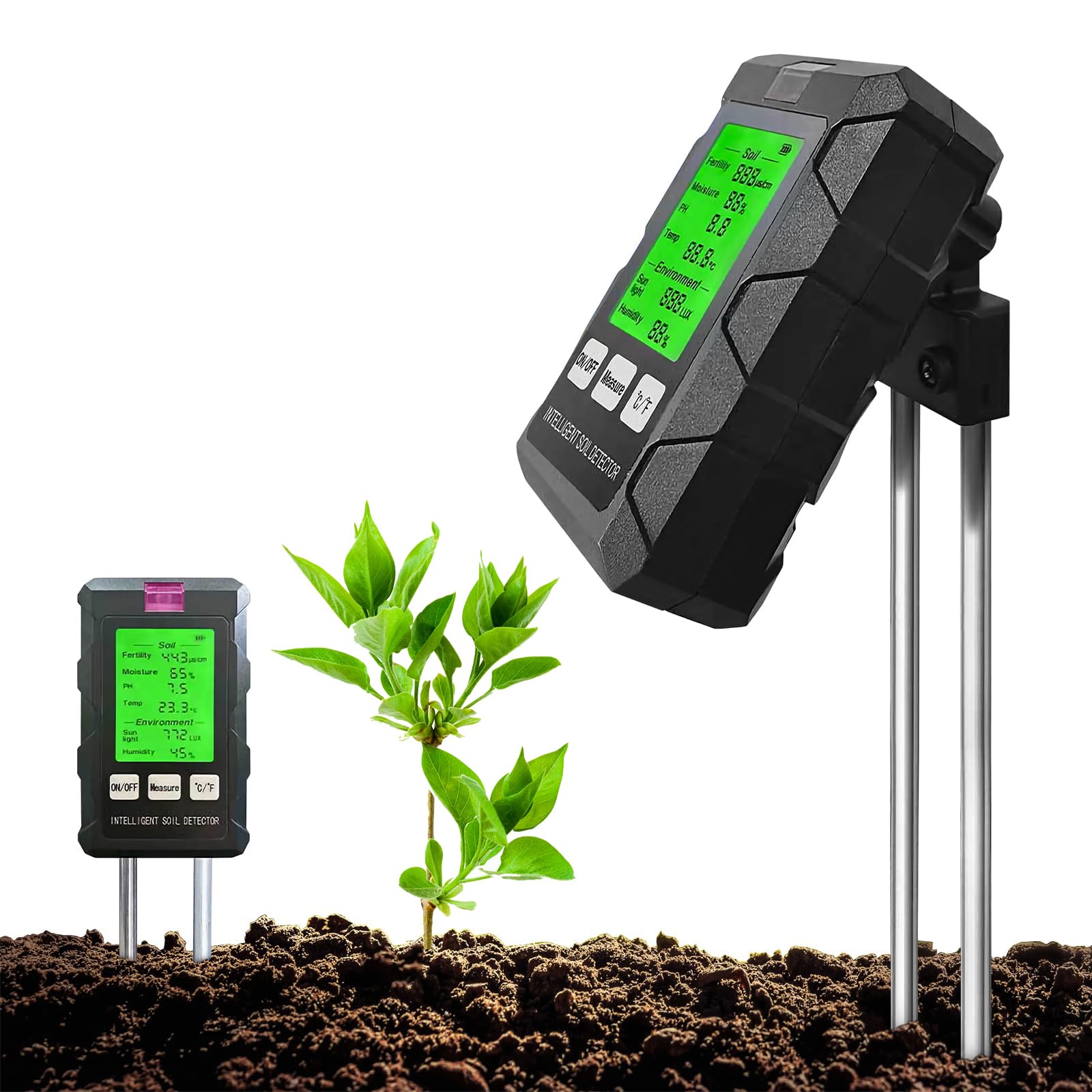 Testeur de pH du sol pour éviter le surarrosage des plantes d'intérieur